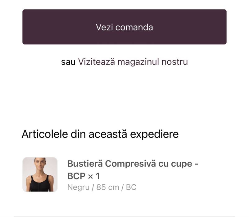 Vând corset pt cezariană și bustiera NOUĂ