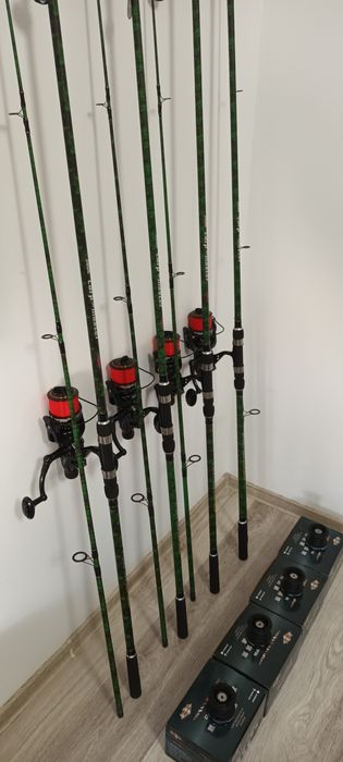 SET 4 Lansete Crap WIND BLADE 3.60m 3.5 Lbs + 4 AVIATOR DP70