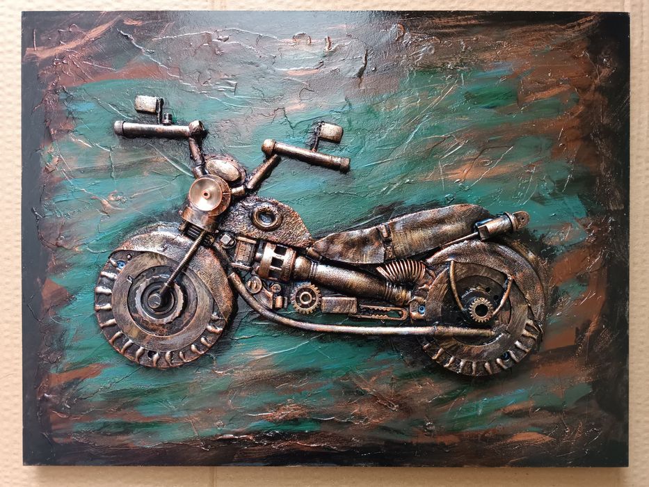 Картины  "Авто" и "Мотоцикл"