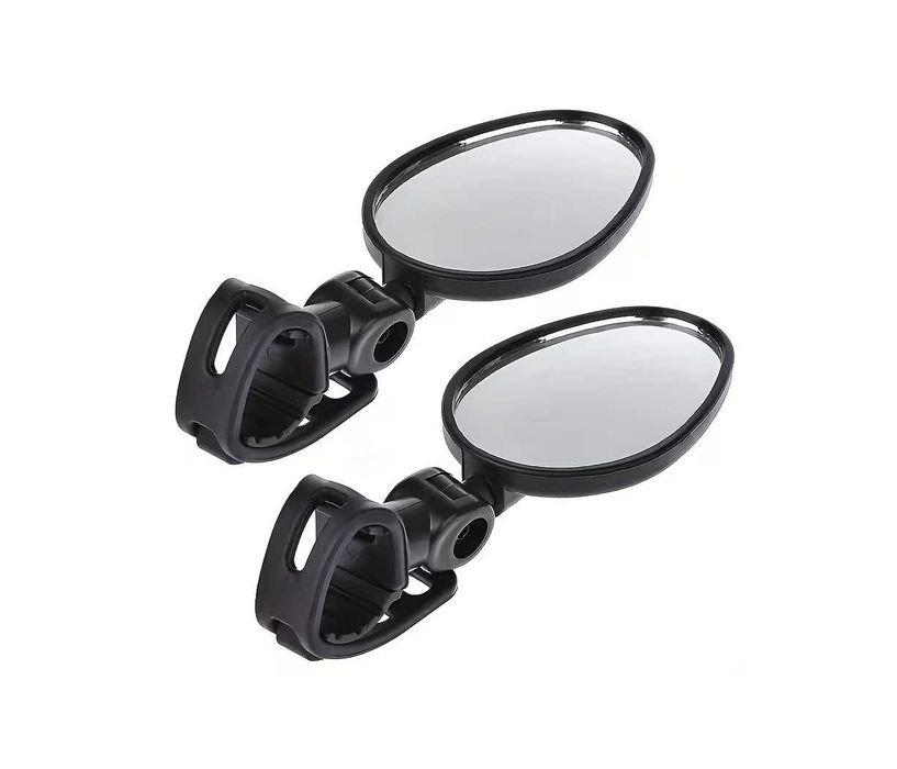 2бр. Огледала за велосипед, тротинетка, колело 360° въртящо, изпъкнало