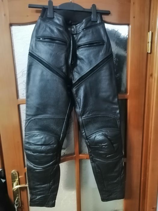 Pantaloni piele dama moto