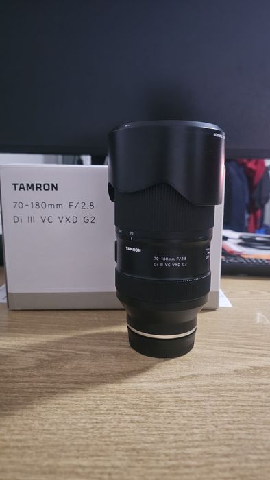 Obiectiv Tamron 70-180mm f/2.8 Di III VC VXD G2 (Montură Sony E) – Cutie