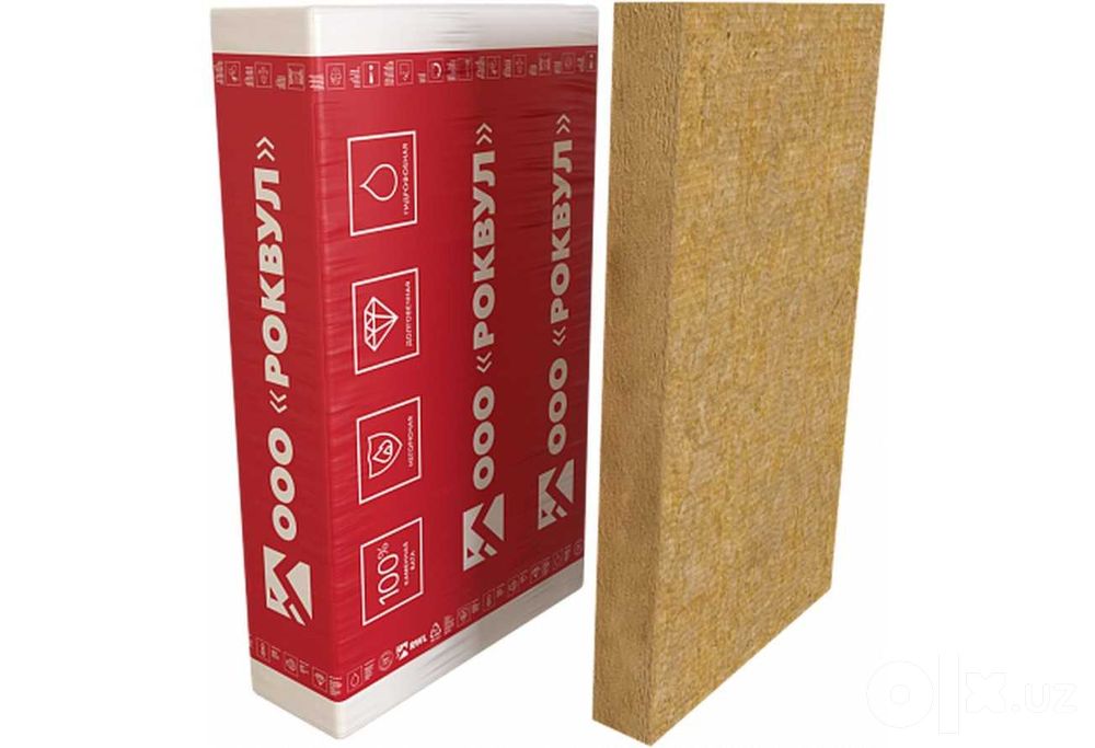 Утеплитель RockWool Фасад Баттс Оптима 1000х600х50