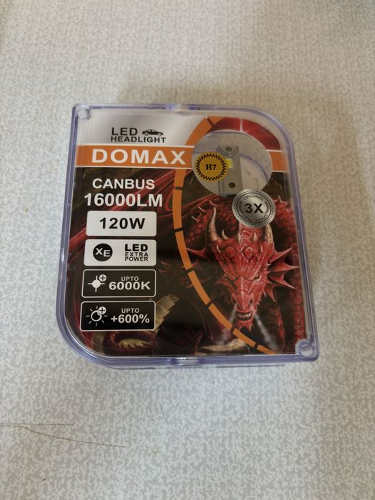 DOMAX Led 120w h7 леды