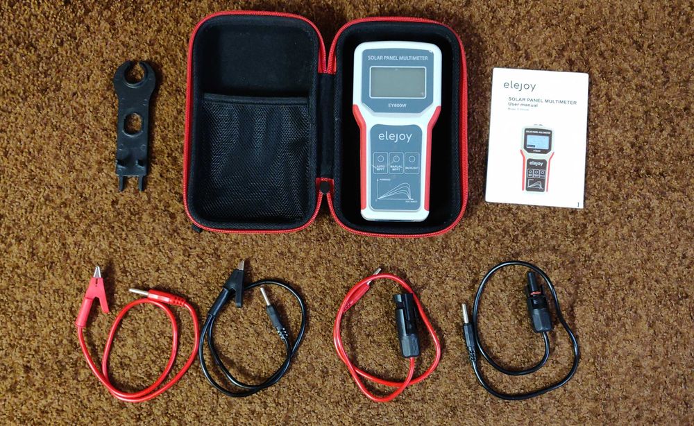 Мультиметр ELEJOY EY800W для фотоэлектрических панелей — тестер MPPT