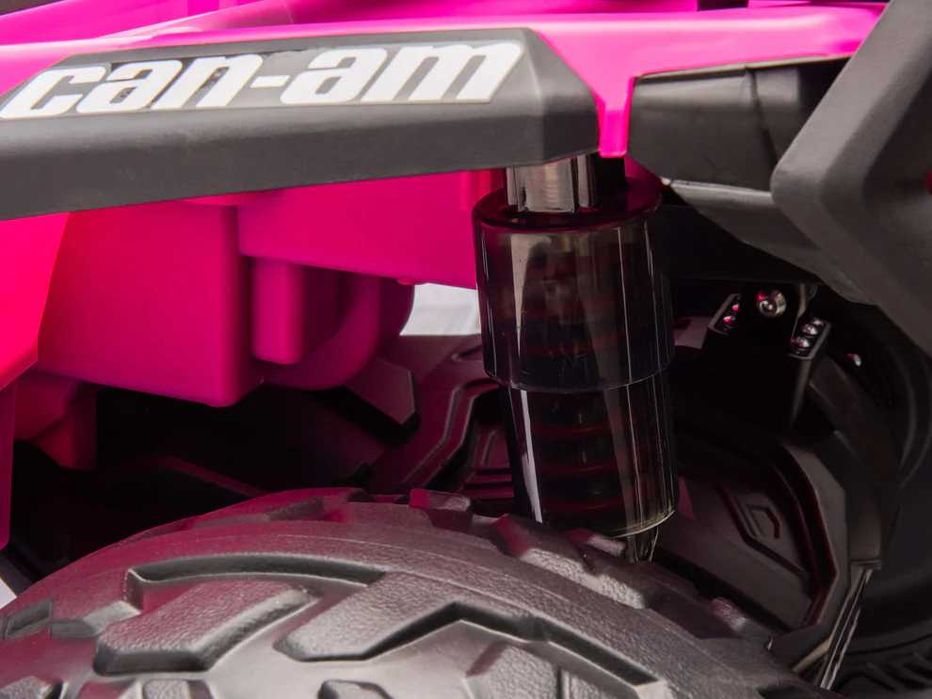 ATV electric pt. copii Can Am Outlender 4x200W 24V Pink