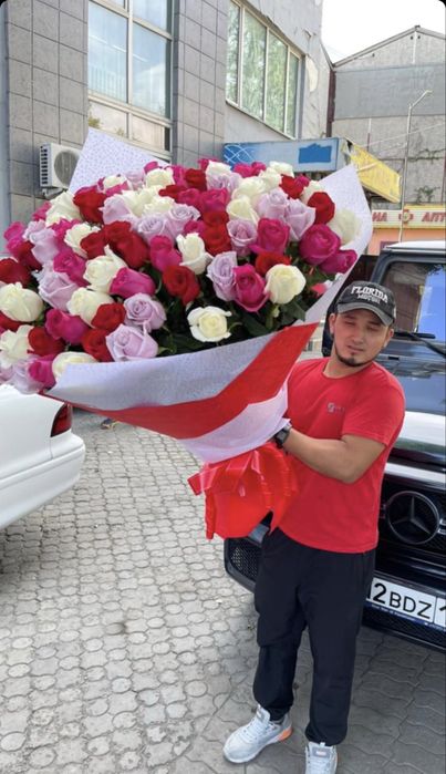 Цветы розы акция