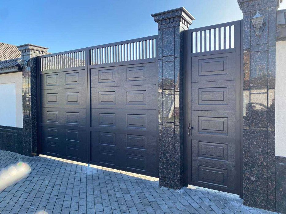 Въездные ворота ALUTECH (пр.Беларусь)