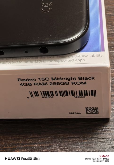 Xiaomi Redmi 15c - 256 GB / 8 GB Ram / Black / Garanție