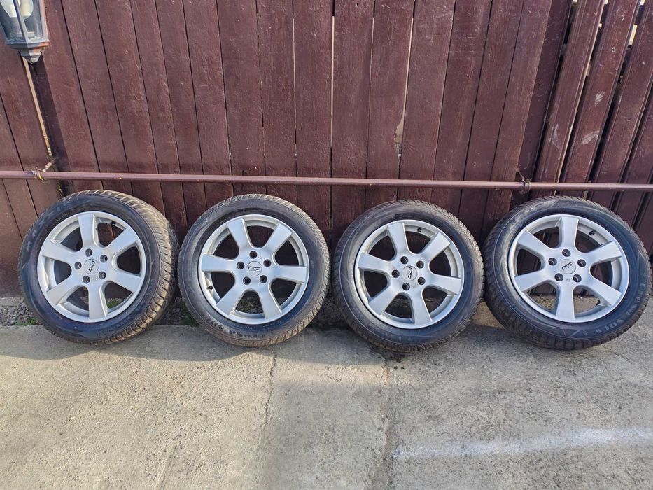 Jante aluminiu pe 16,CMS,5*112,6,5J,ET49,in stare de nou,made GERMANY