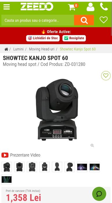 2x Moving Head noi
