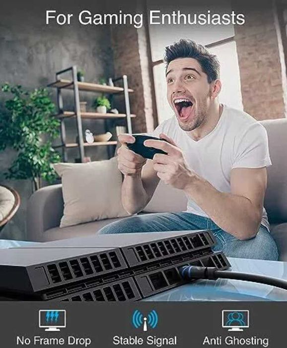 Cablu HDMI BlueRigger HDMI Cable 10M 4K HDR High Speed