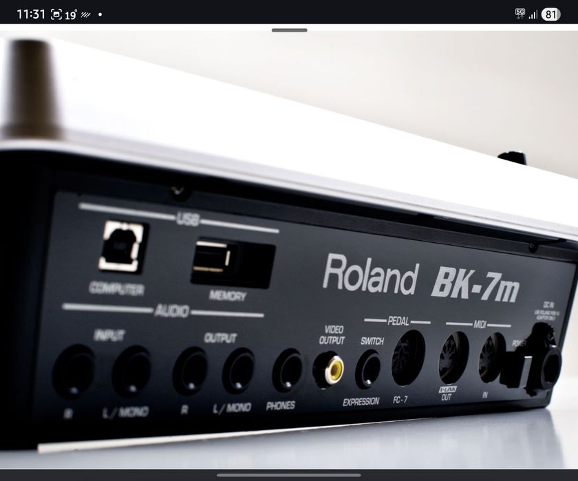 Vând modul Roland BK-7M. Preț: 2700 RON (negociabil)