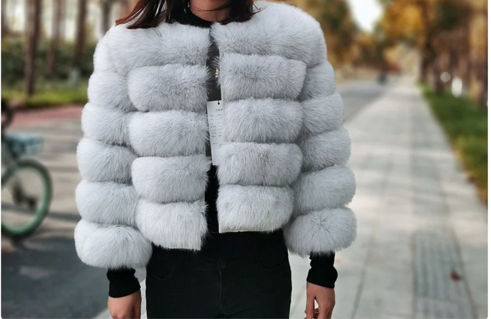 Blană naturală de vulpe