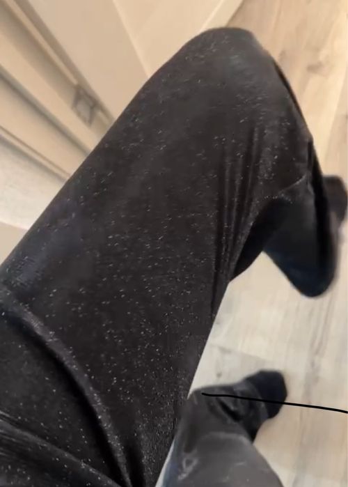 Брючный костюм с блестками