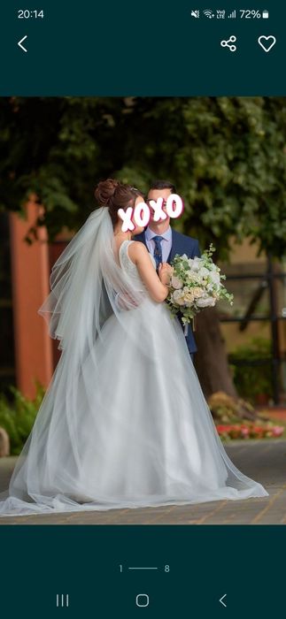 Vând rochie de mireasa făcută pe comanda