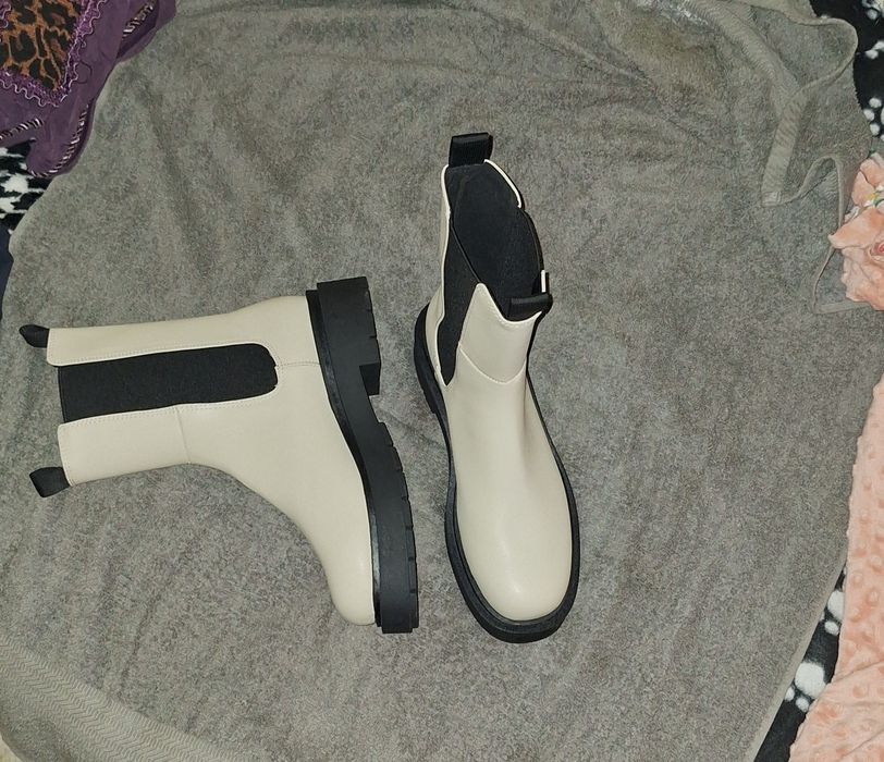 Ghete Chelsea cu platformă