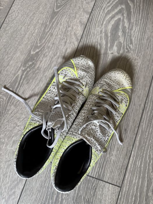 Papuci de fotbal nike semi pro mercurial verzi cu gri