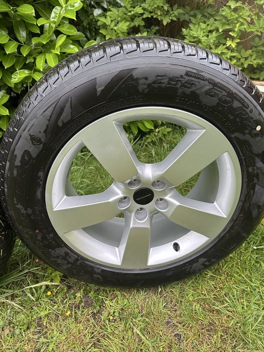 Set 4 Jante noi  Originale Land Rover Defender 20" Style 5098 Silver + Anvelope Noi Pirelli 255/60 R20