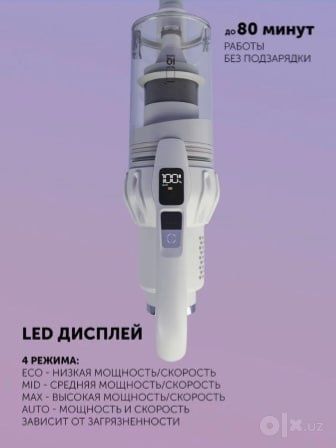 Беспроводной вертикальный пылесос Polaris PVCS 4070 Wi-Fi IQ Home