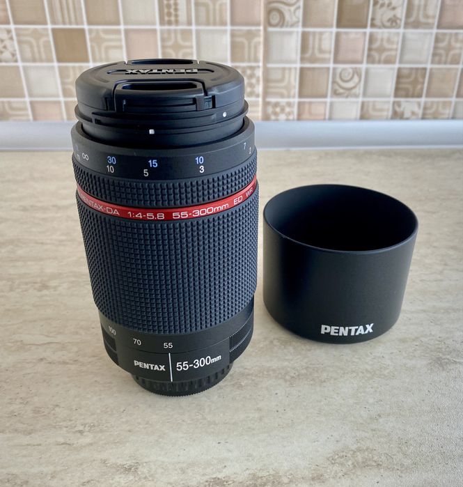 Obiectiv foto Pentax HD DA 55-300 F4-5.8 ED WR ca nou + garanție