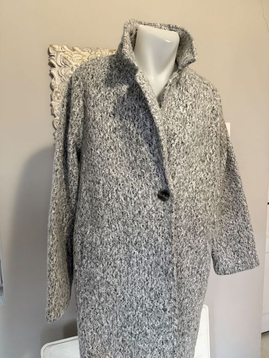 Дамско сиво палто TU