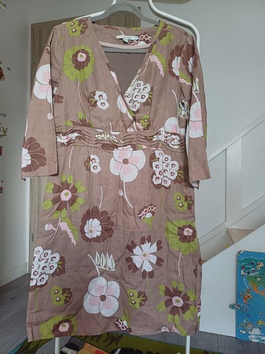 Salopeta rochie in muselina bumbac linen cotton