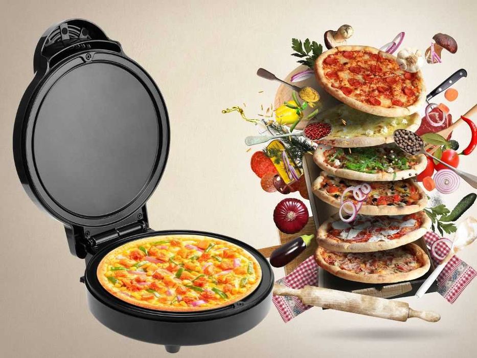 Cuptor electric pizza 1000W invelis antiaderent coacere rapida acasa