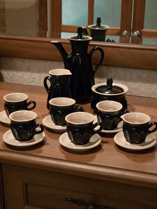 Кофейный набор, керамика, советский