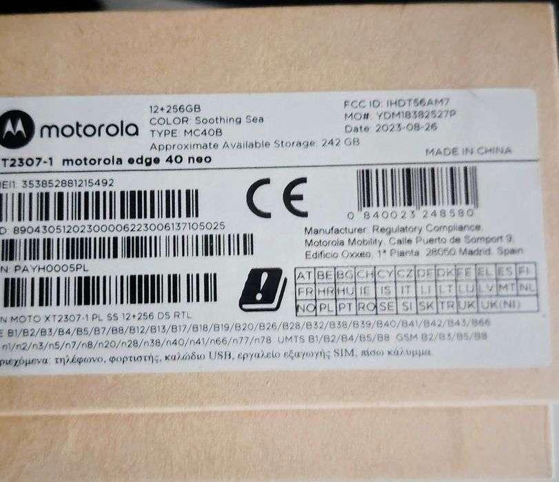 Telefon Motorola Edge 40