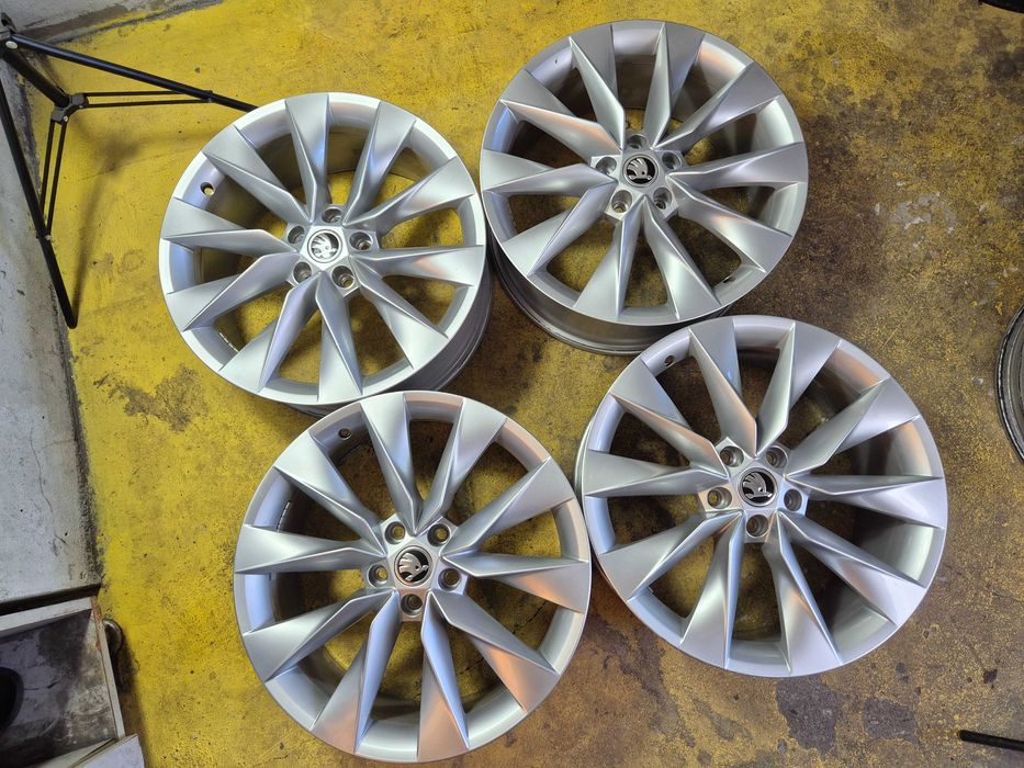 4 Jante Aliaj 5x112 19'' OEM Skoda Kodiaq Superb Octavia Karoq CA NOI
