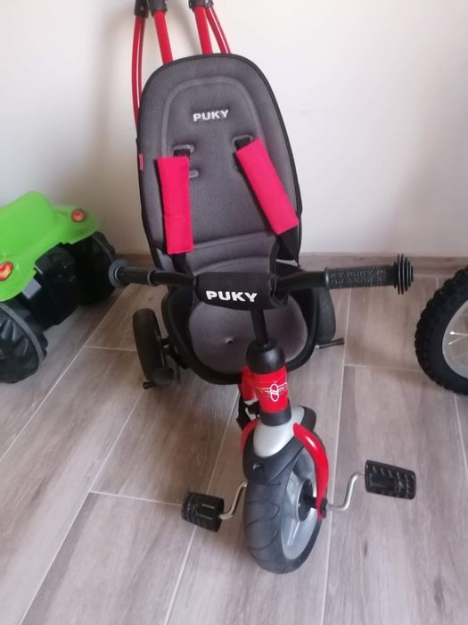 Tricicleta Puky cu maner pentru copii peste 1,5 ani