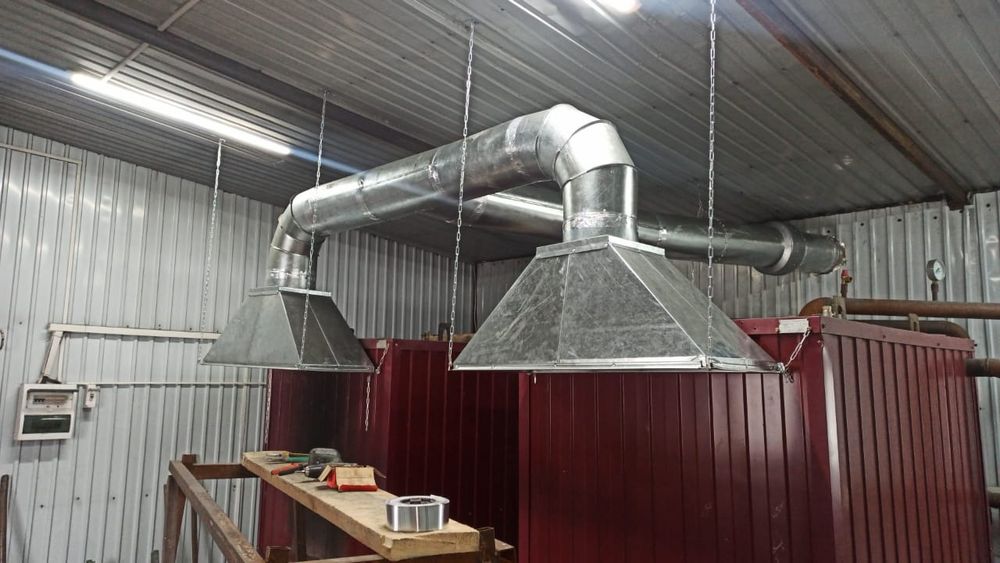 Производство вентиляции труб воздуховодов с монтажом под КЛЮЧ