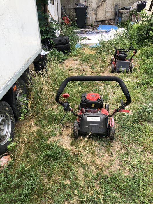 Бензинова косачка Grizzly с двигател Scheppach 144 cc (Работеща)