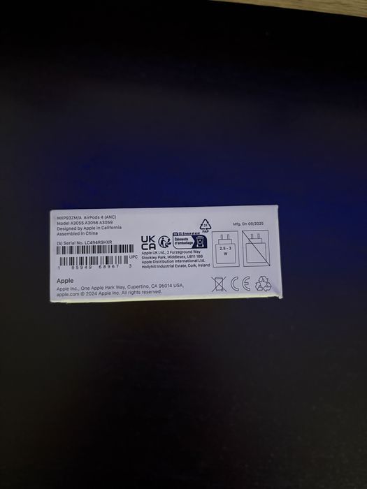 Casti Apple AirPods 4, Active Noise Cancellation