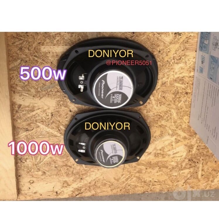 Pioneer 1000w калонка янги 2 та чети резинкали пишалкали сеткаси бор