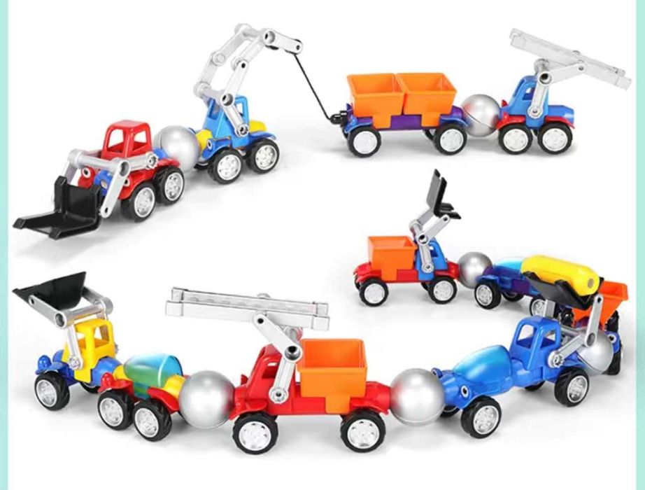 Конструктор машинки магнитные