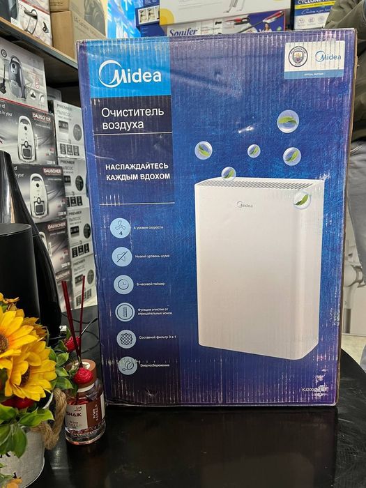 Очиститель Воздуха Midea Бесплатная Доставка Оригинал с гарантией