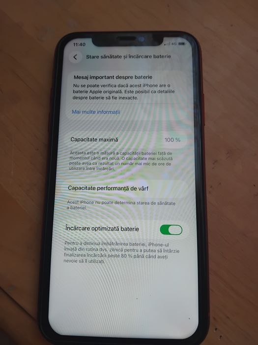Ipon 11 ca nou  folosit doar în husa și folie de protecție