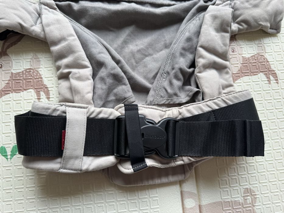 Marsupiu ergonomic Manduca XT – gri, reglabil, până la 20 kg