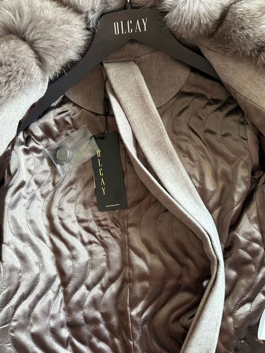 Елегантно дамско палто OLCAY