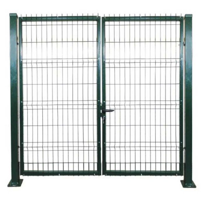 ВРАТА за двора от стоманени профили и заварени мрежи --ПРОИЗВОДИТЕЛ