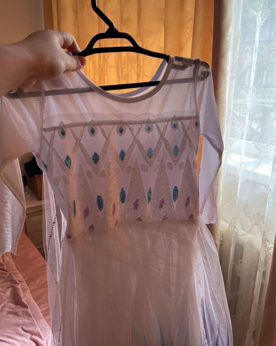 Платье Эльзы для девочки 4, 5, 6 лет