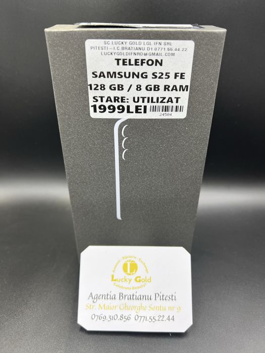 Telefon Samsung S 25 FE 128GB 8GB Ram cod produs 24504