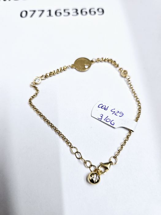 Vand bratara din aur 14 k 3.1 g cod 429