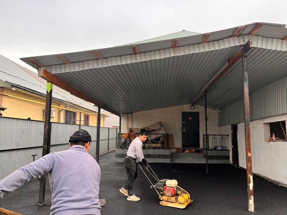 Асфальт асфальтирование брусчатка укладка