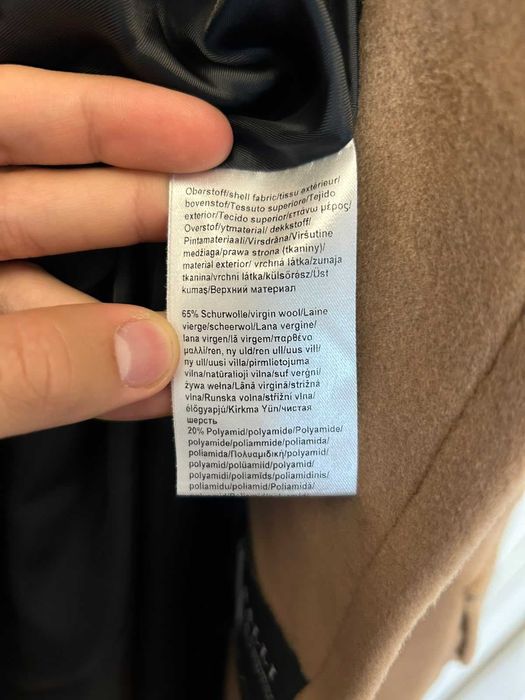 Palton Fuchs Schmitt damă camel, din lână virgină și cașmir Mărimea XL