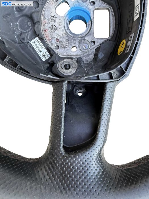 Volan Piele 3 Spite S Line cu Uzura Fara Airbag Model cu Locas Comenzi și Padele Audi A6 C6 4F 2005 - 2011 Cod 8K0419091AK [C5614]