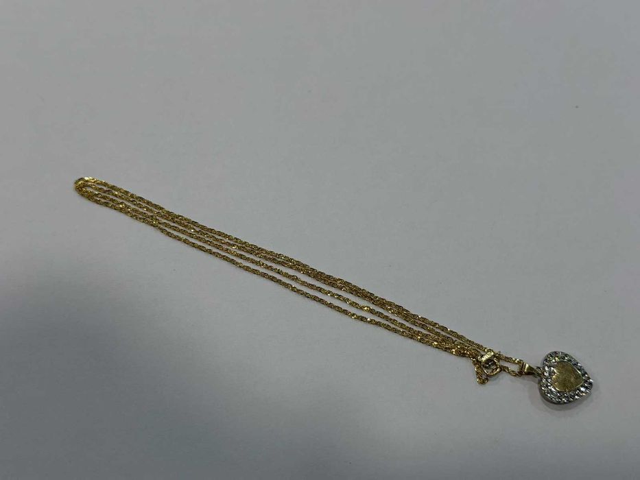 Златен синджир с висулка 14К- 1,91гр