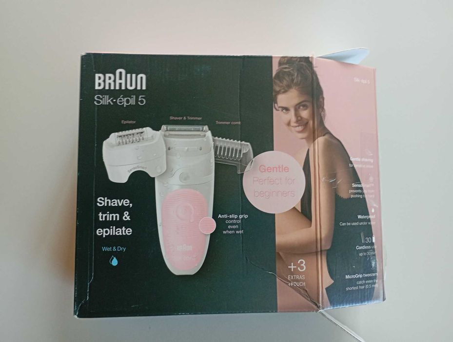 Epilator Braun Silk-épil 5 (Seria Wet & Dry - Shave, Trim & Epilate)